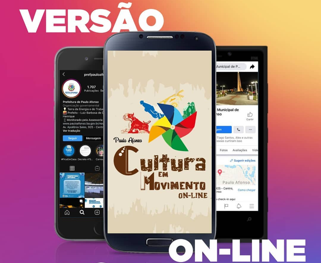  Apresentações do Cultura em Movimento On-line começam nesta quarta (8)