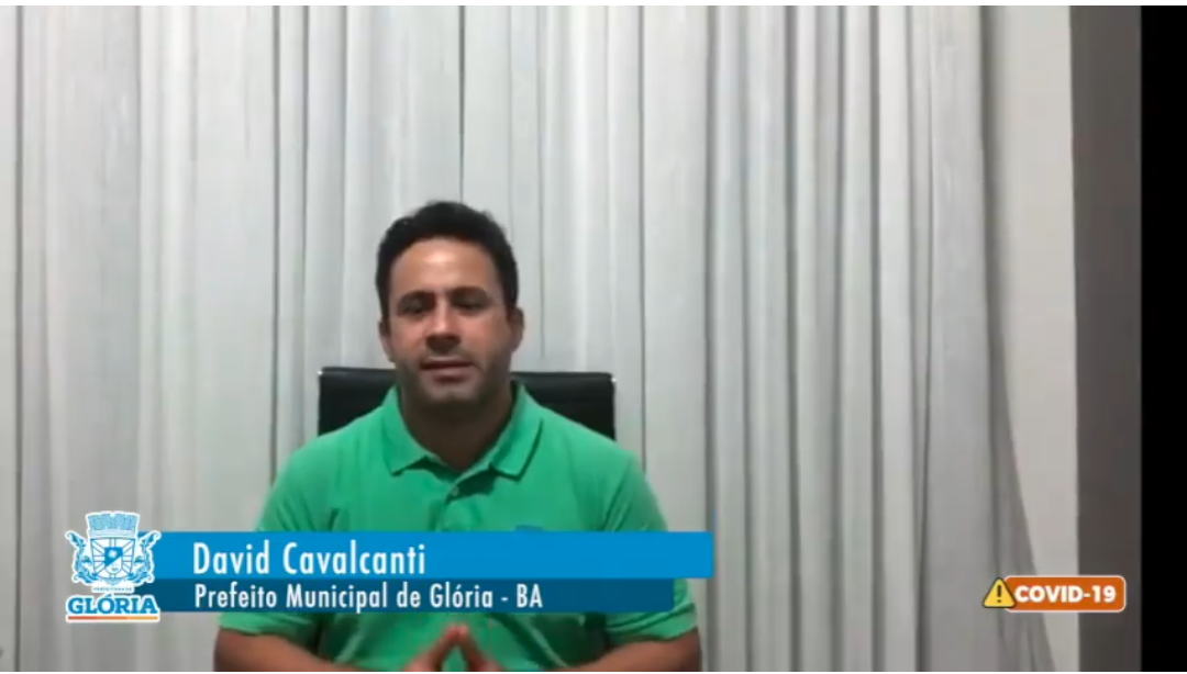  Covid-19: o Prefeito David Cavalcanti, esclarece situação de paciente gloriense internado