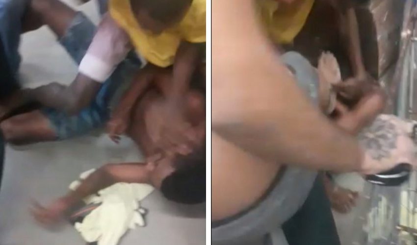  Homem é agredido durante assalto a clientes no Mercantil Rodrigues