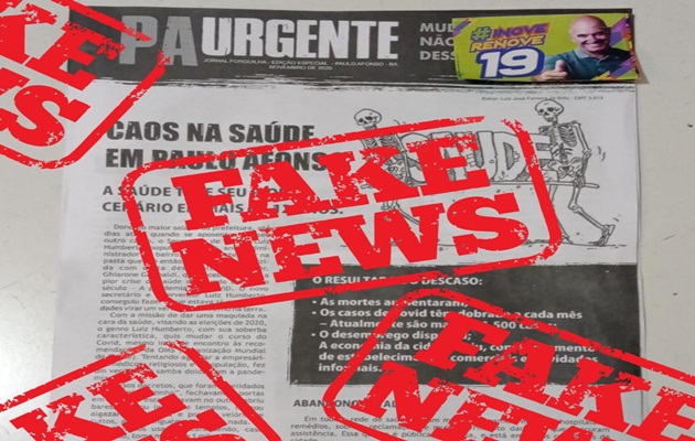  Juiz eleitoral determina recolhimento de jornal “fake news”, contra Luiz de Deus