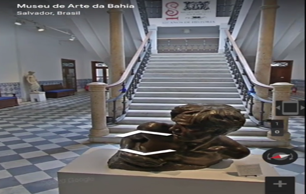  Que tal conferir obras do @museudeartedabahia (MAB) sem precisar sair de casa?