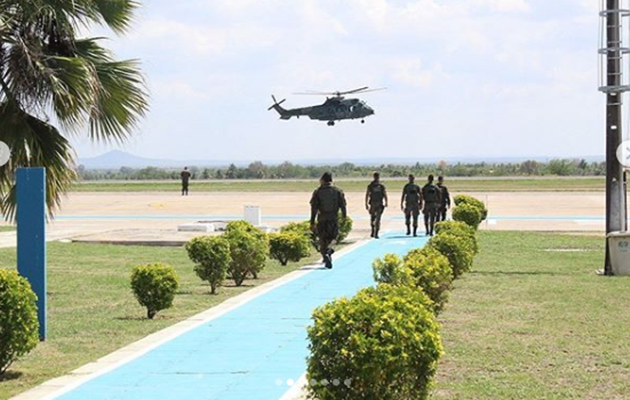  1ª Companhia de Infantaria realiza segurança de Área do Presidente da República