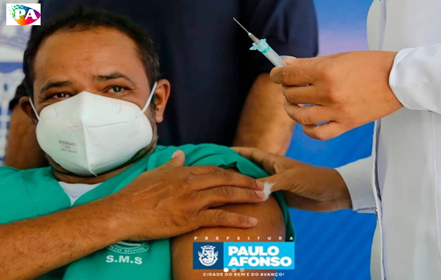  Em ato simbólico teve início a vacinação contra a covid-19 em Paulo Afonso