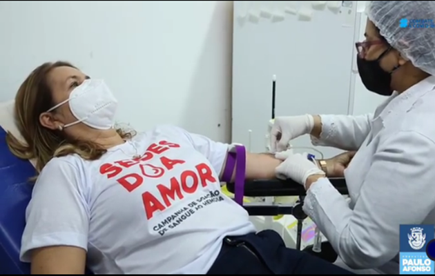 Servidores da Sedes realizam doação de sangue na unidade do Hemoba – Paulo Afonso