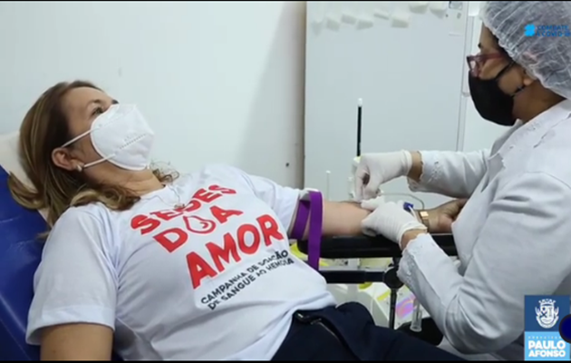  Junho Vermelho. Doe Sangue, Doe Vida