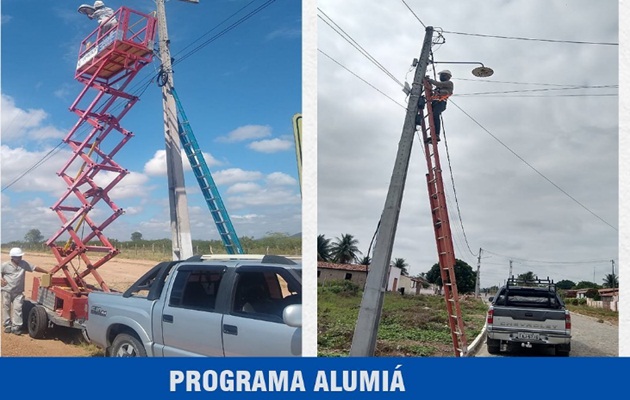  SEINFRA realiza revisão do Programa Alumiá e retira baronesas na bomba da sede