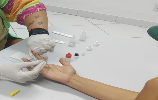  Secretaria de Saúde realiza testes rápidos de HIV, Sífilis e Hepatite B e C, em enfermeiras da Atenção Básica
