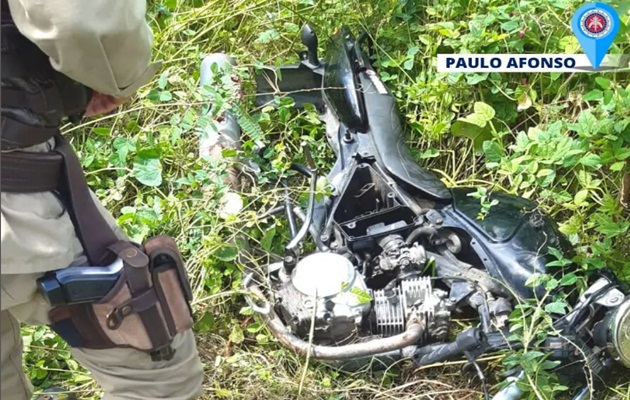  20º Batalhão da Polícia Militar recupera moto furtada em Paulo Afonso