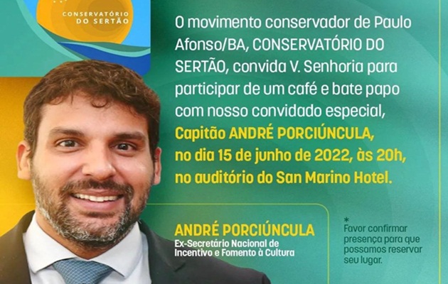  Café e bate papo com o ex-secretario nacional de incentivo ao fomento e a Cultura, no auditório do Hotel San Marino