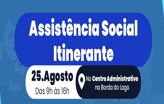  Prefeitura de Glória leva o Programa Assistência Social Itinerante até a população na região da Borda do Lago