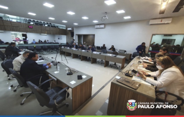  Nesta segunda, 11/09 não tem Sessão Ordinária na Câmara Municipal de Paulo Afonso