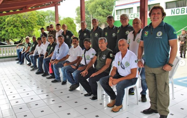  1ª Companhia de Infantaria realiza formatura em homenagem a ex-militares