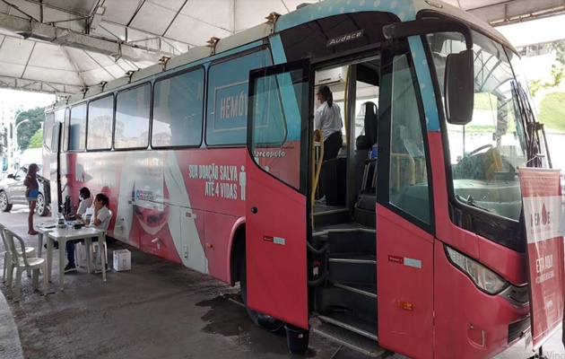  A unidade móvel da Hemoba estará na Estação da Lapa nesta semana