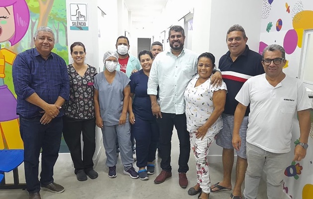  Prefeito em exercício, Marcondes Francisco, visita unidade de saúde pediátrica e o SAMU, no BTN III