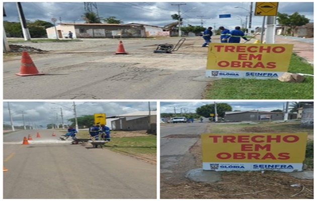  SEINFRA reforça aos condutores de veículos, cuidado e atenção ao trafegar na Avenida Adauto Pereira