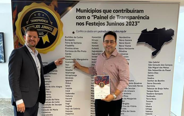  Município de Glória é homenageado com selo Transparência por disponibilizar informações sobre gastos com os festejos juninos