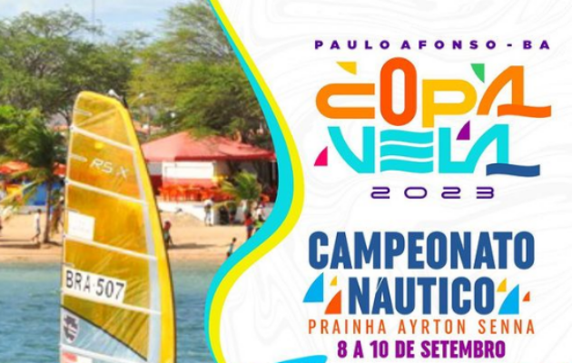  Este ano tem competições de Wind surf, no carnaval fora de época de Paulo Afonso, na Prainha Ayrton Senna