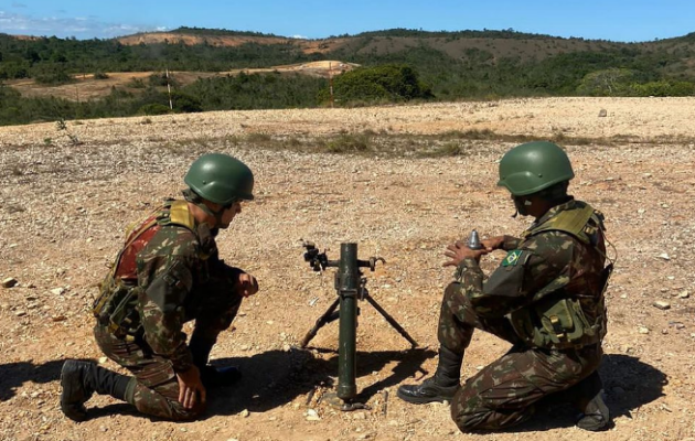  1ª Companhia de Infantaria participa do Tiro das Armas Coletivas, realizado em Aracajú-SE