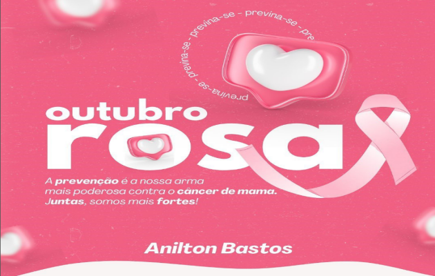  Movimento Outubro Rosa busca alertar a população sobre o câncer de mama