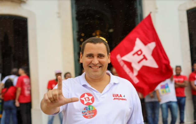  “O PT estará de corpo e alma e com dedicação total à candidatura de Geraldinho”, afirma presidente do PT Bahia
