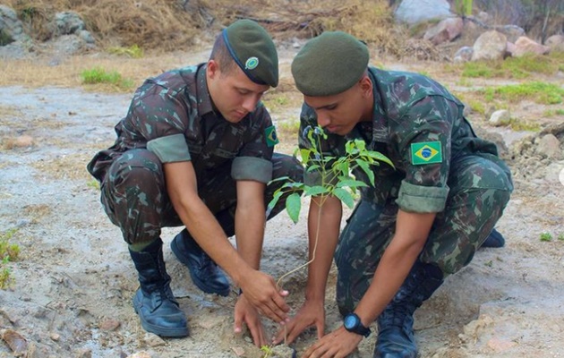  1ª Companhia de Infantaria realiza projeto “Uma Árvore Para Cada Soldado”