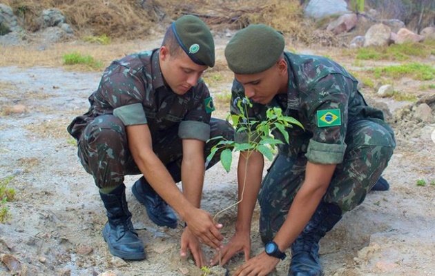  1ª Companhia de Infantaria realiza projeto “Uma Árvore Para Cada Soldado”