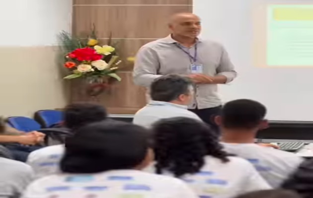  Jovens do NUCA participam de ação sobre educação democrática dentro de mais uma ação do Selo Unicef