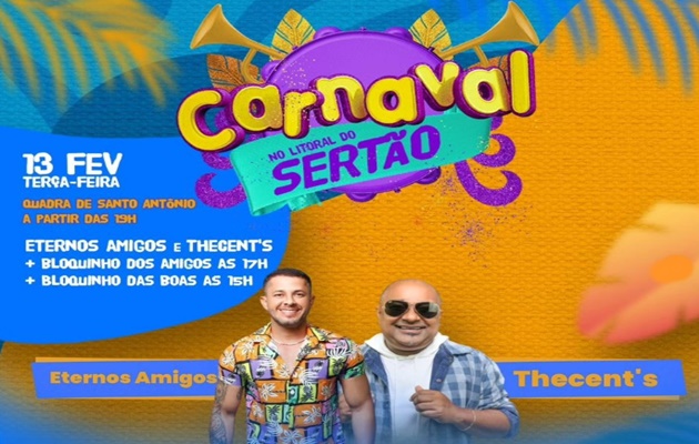  O carnaval no Litoral do Sertão já é um sucesso!