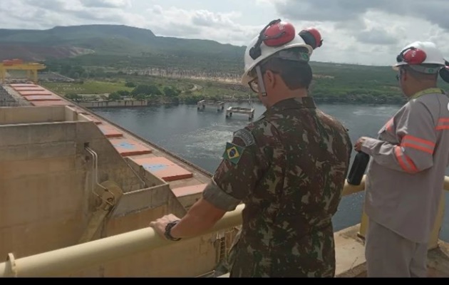  Tenente-Coronel Matias Júnior visita a Usina Hidrelétrica de Luiz Gonzaga