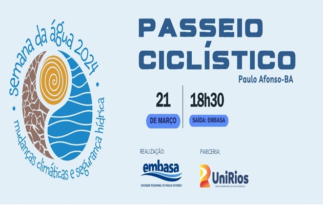  Passeio ciclístico aberto à participação popular acontece nesta quinta (21), em Paulo Afonso