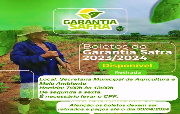  Programa Garantia Safra 2023/2024