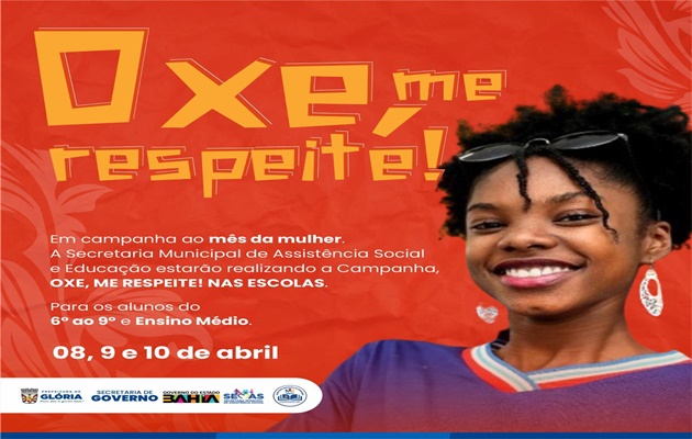  Projeto “Oxe, me respeite nas escolas”