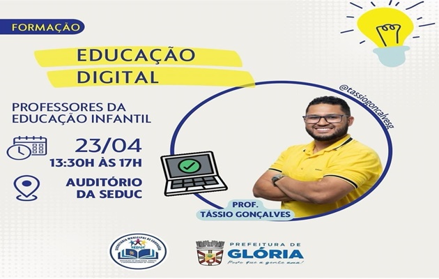  Glória (BA) – Formação Continuada em Educação Digital para professores da Rede Municipal de Ensino