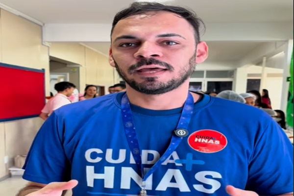  Secretaria de Saúde promove Ação Cuida+HNAS no Hospital Nair Alves de Souza
