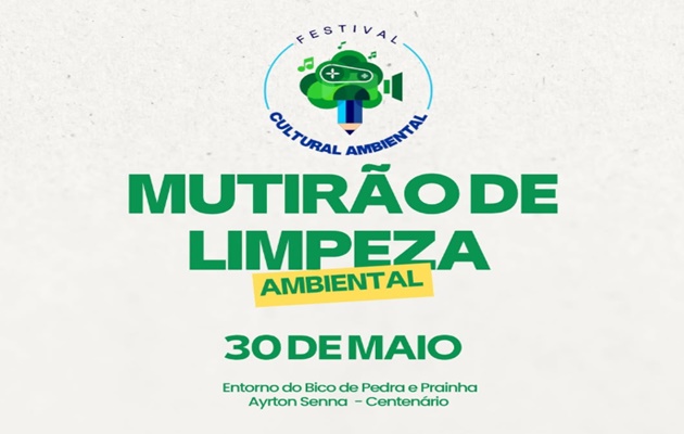  1º Festival Cultural Ambiental de Paulo Afonso, no dia 30 de maio