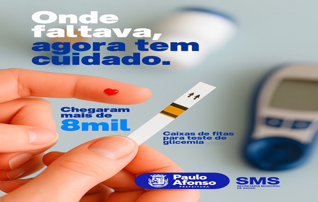  Farmácia Especializada retorna com a distribuição de fitas para teste de glicemia