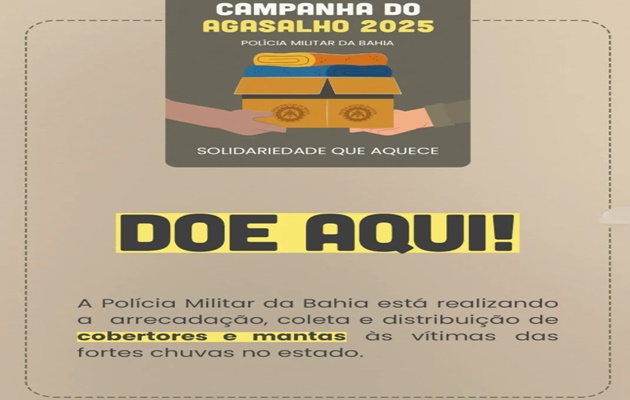  PMBA lança Campanha do Agasalho 2025: “Solidariedade que Aquece”