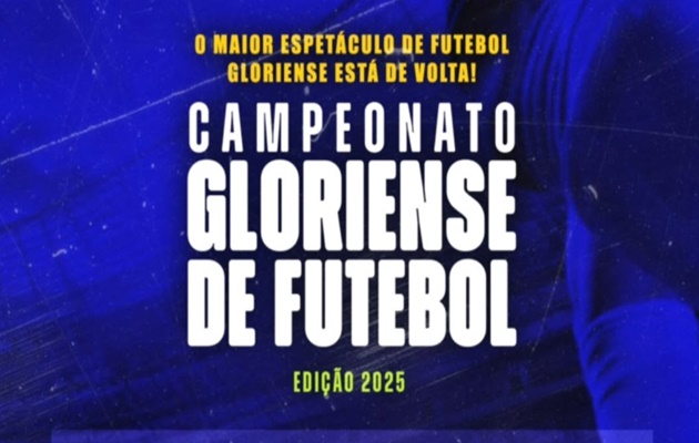  Campeonato Gloriense de Futebol neste sábado e domingo