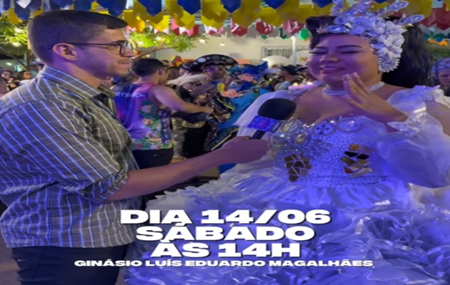  Concurso de Quadrilhas no Ginásio Luís Eduardo o espetáculo mais arretado do São João!
