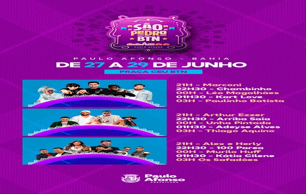  Os festejos juninos continuam com tudo… agora é a vez do São Pedro do BTN!