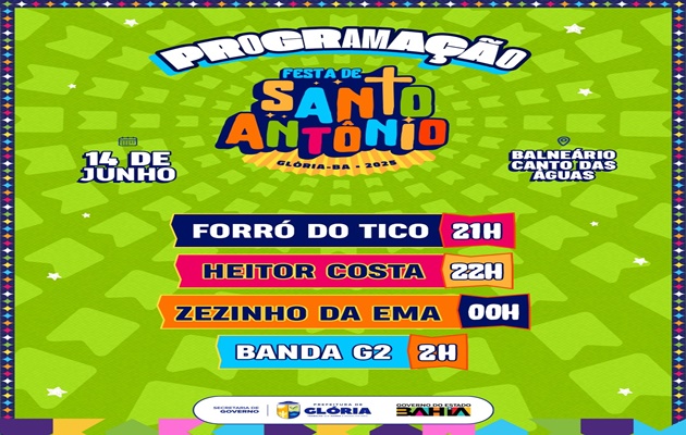 SÁBADO CHEGOU E A FESTA SANTO ANTÔNIO CONTINUA ON!