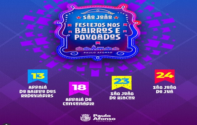  Prefeitura leva festejos juninos para os bairros e povoados da cidade