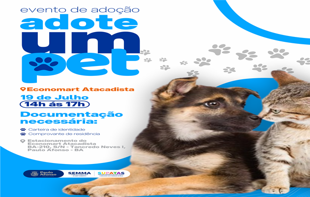  Tem amor de sobra aí? Então vem adotar um pet