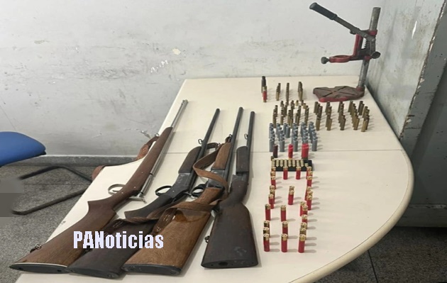  PMBA apreende armas de fogo no povoado Malhada Grande durante a 7ª Edição Nacional da Operação Força Total