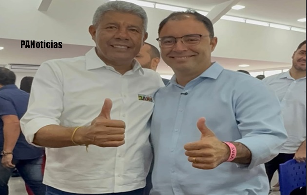  Governador Jeronimo anuncia ao prefeito Galinho que em breve vem a Paulo Afonso autorizar a OS do HUPAV