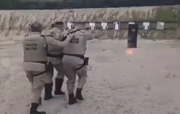  20º BPM realiza instrução de Manuseio e Disparo com Pistola calibre .40 para Policiais Militares da 6ª CIA (CETO)