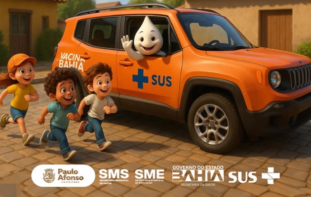  “Carro do Zé Gotinha” vai visitar escolas e creches de Paulo Afonso
