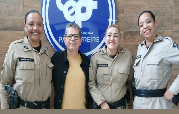  POLICIAMENTO COMUNITÁRIO ESCOLAR DO 20º BPM REALIZA RONDA NOS COLÉGIOS ESTADUAIS PAULO FREIRE E CETIPA