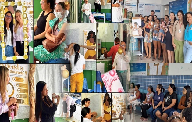  Agosto Dourado: Secretaria de Saúde intensifica ações de incentivo ao aleitamento materno