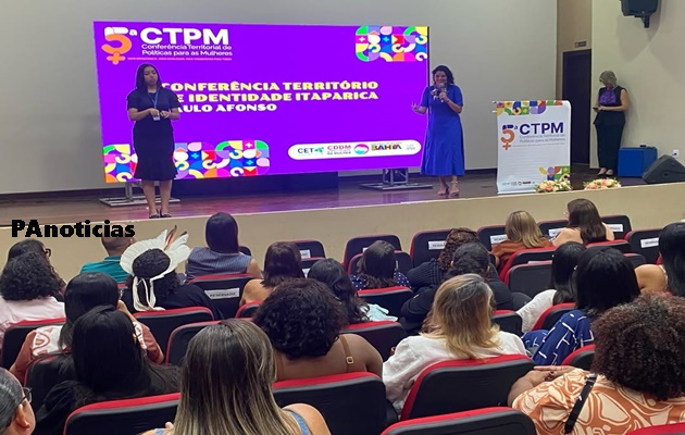  Paulo Afonso sedia 5ª Conferência Territorial de Políticas para as Mulheres
